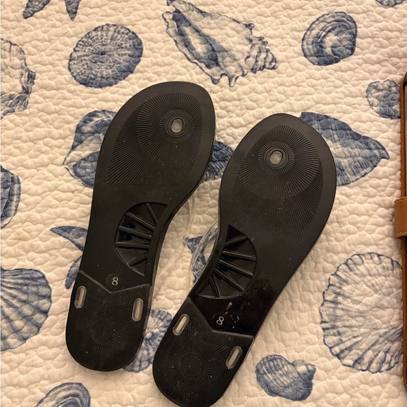 Jeffrey Campbell Black and Clear Jelly Flip Flops - Picture 3 of 3